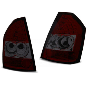 Lampy tył Chrysler 300C Sedan 09-10 Clear Smoked Red LED diodowe LDCH13