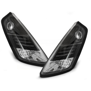 Lampy tył Fiat Grande Punto Clear Led Black - diodowe LDFI03