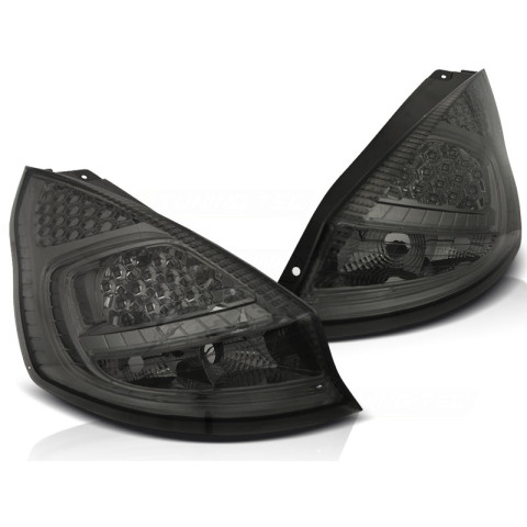 Lampy tył FORD FIESTA MK7 08-12 HB SMOKE LED diodowe LDFO43
