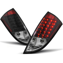 Lampy tył Ford Focus 1 - 3/5d HB - clearglass Black LED - diodowe LDFO22