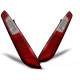 Lampy tył Ford Focus 2 04-08 red / white LED - diodowe LDFO27