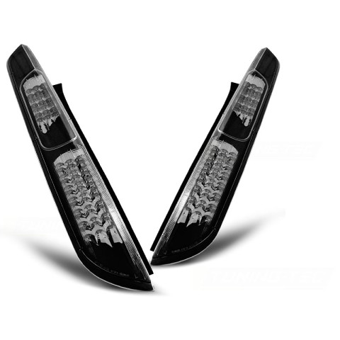 Lampy tył Ford Focus 2 04-08 black LED - diodowe LDFO26