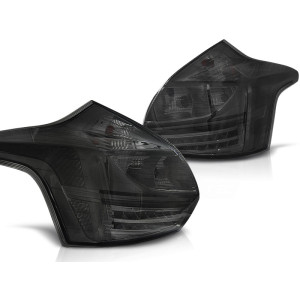 Lampy tył Ford Focus 3 11-14 Smoked black LED - diodowe LDFO40