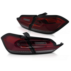 Lampy tył FORD FIESTA MK8 17-21 HB SMOKED RED LED diodowe LDFO77