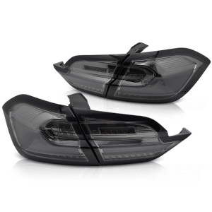 Lampy tył FORD FIESTA MK8 17-21 HB SMOKED LED Dymione diodowe LDFO78
