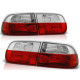 Lampy tył Honda Civic - clear Red/White 91-95 3d LTHO05