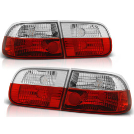 Lampy tył Honda Civic - clear Red/White 91-95 3d LTHO05