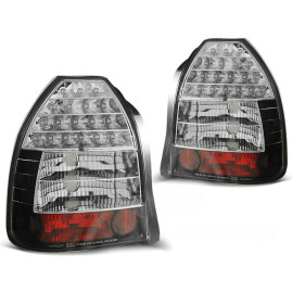Lampy tył Honda Civic 95-01HB 3d - clear LED Black Chrom Diodowe LDHO09