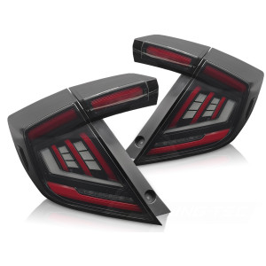Lampy tył Honda Civic X Hatchback Smoked LED Diodowe Dynamiczne LDHO13