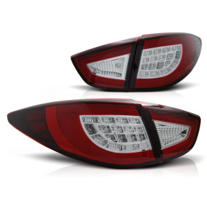 Lampy tył HYUNDAI IX35 - RED WHITE LED BAR - diodowe - LDHU04