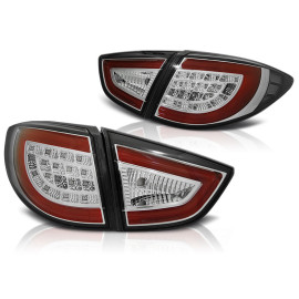 Lampy tył HYUNDAI IX35 - CHROM LED BAR - diodowe - LDHU01