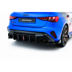 Dyfuzor zderzaka tył (wer. ze STOPem LED) - Audi RS3 Sportback 8Y Facelift