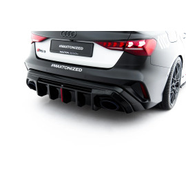 Dyfuzor zderzaka tył (wer. z odblaskiem) - Audi RS3 Sedan 8Y Facelift