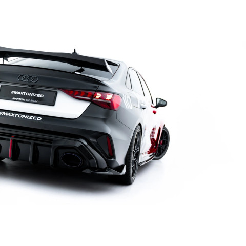 Splittery Boczne Tylnego zderzaka V.2 - Audi RS3 8Y Sedan Facelift