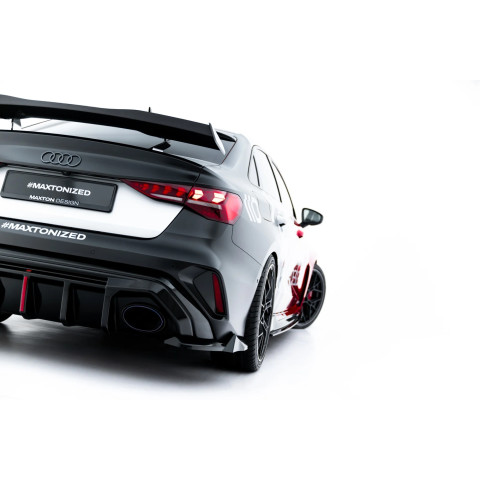 Splittery Boczne Tylnego zderzaka V.3 - Audi RS3 8Y Sedan Facelift