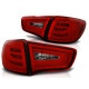 Lampy tył KIA SPORTAGE III 10- RED / WHITE LED BAR - diodowe - LDKI01