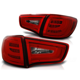 Lampy tył KIA SPORTAGE III 10- RED / WHITE LED BAR - diodowe - LDKI01