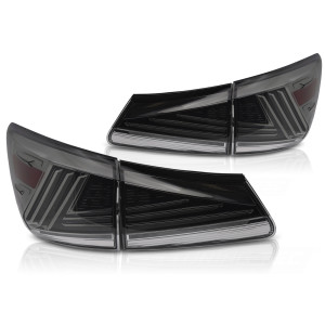 Lampy tył LEXUS IS II - BLACK SMOKED LED diodowe Dynamiczne LDLE17