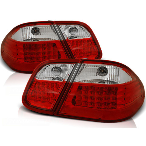 Lampy tył Mercedes CLK (W208) red/white LED - DIODOWE LDME09