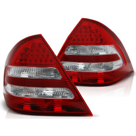 Lampy tył Mercedes C-klasa (W203) red / white LED - DIODOWE LDME37