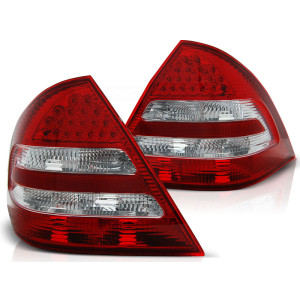 Lampy tył Mercedes C-klasa (W203) red / white LED - DIODOWE LDME37