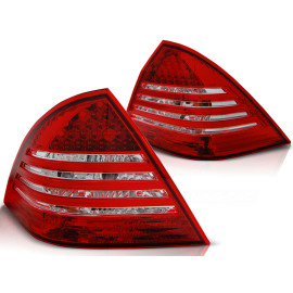 Lampy tył Mercedes C-klasa (W203) red / white LED - DIODOWE LDME59