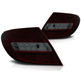 Lampy tył Mercedes C-klasa Sedan W204 smoked red LED BAR - DIODOWE LDME69