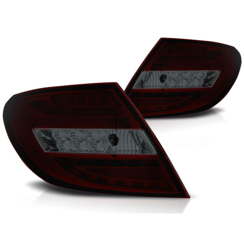 Lampy tył Mercedes C-klasa Sedan W204 smoked red LED BAR - DIODOWE LDME69