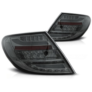 Lampy tył Mercedes C-klasa Sedan W204 smoked black LED BAR DIODOWE LDME70