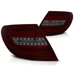 Lampy tył Mercedes C-klasa Sedan W204 smoked red FULL LED - DIODOWE LDME72