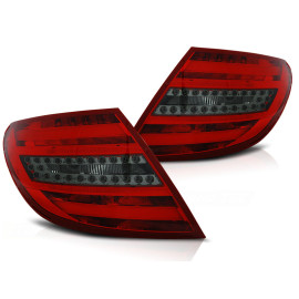 Lampy tył Mercedes C-klasa Sedan W204 red / black LED BAR - DIODOWE LDME66