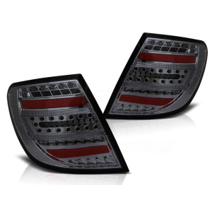 Lampy tyl Mercedes C-klasa Kombi S204 black FULL LED DIODOWE LDME86