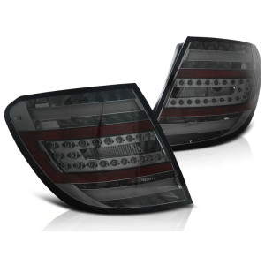 Lampy tył Mercedes C-klasa Kombi S204) smoked black LED - DIODOWE LDME76