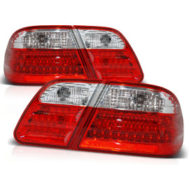 Lampy tyl Mercedes E-klasa Sedan W210 red / white LED - DIODOWE LDME01