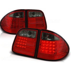 Lampy tył Mercedes E-klasa Kombi S210 red/black LED - DIODOWE LDME11