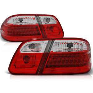 Lampy tył Mercedes E-klasa Sedan W210 red / white LED - DIODOWE LDME28