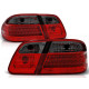 Lampy tył Mercedes E-klasa Sedan W210 red / black LED - DIODOWE LDME29
