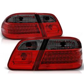 Lampy tył Mercedes E-klasa Sedan W210 red / black LED - DIODOWE LDME29