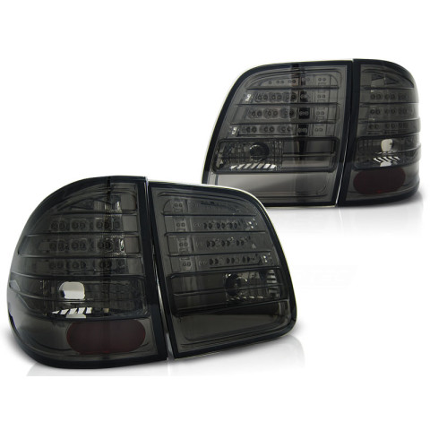 Lampy tył Mercedes E-klasa Kombi S210 black LED - DIODOWE LDME91
