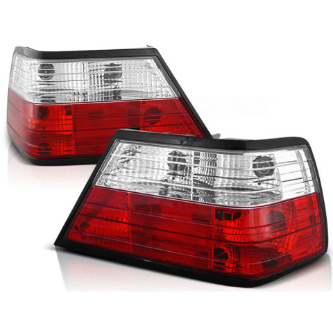 Lampy tył Mercedes E-klasa (W124) clear Red/White LTME03