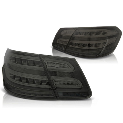 Lampy tył Mercedes E-klasa Sedan W212 smoked black LED BAR - DIODOWE LDME99
