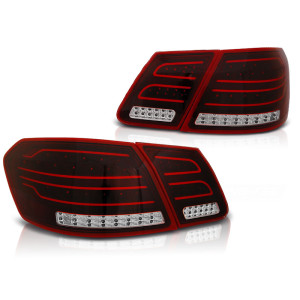 Lampy tył Mercedes E-klasa Sedan W212 red / white LED BAR - DIODOWE LDME87