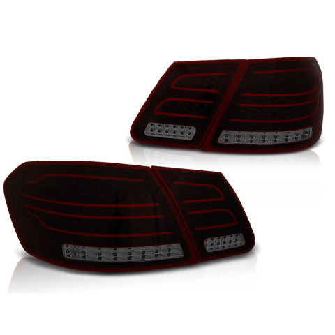Lampy tył Mercedes E-klasa Sedan W212 smoked red LED BAR - DIODOWE LDME88