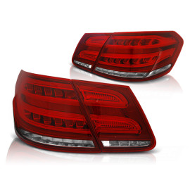 Lampy tył MERCEDES E-klasa W212 13-16 RED WHITE LED Diodowe LDMEB3