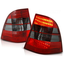 Lampy tył Mercedes M-klasa W163 clear Red / Black LED DIODOWE LDME05