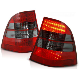 Lampy tył Mercedes M-klasa W163 clear Red / Black LED DIODOWE LDME05