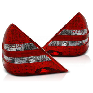 Lampy tył Mercedes SLK R170 Red / White LED diodowe LDME52 DEPO