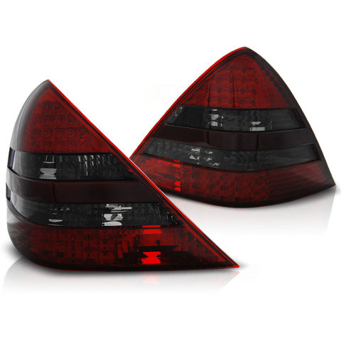 Lampy tył Mercedes SLK R170 Smoked Red LED diodowe LDME53 DEPO