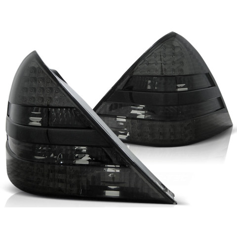 Lampy tył Mercedes SLK R170 Black Smoked LED diodowe LDME54 DEPO