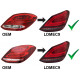 Lampy tył Mercedes C-klasa Sedan W205 red FULL LED BAR DIODOWE 